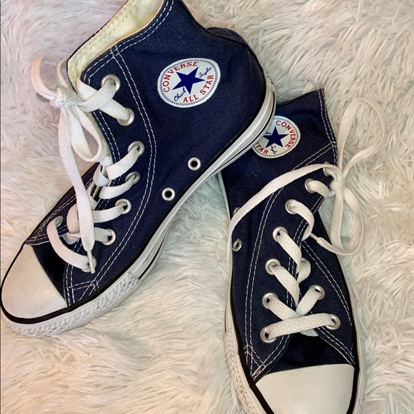 Converse All Star Chuck Taylor High Top Navy Blue - Picture 2 of 6